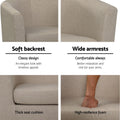 Artiss Abby Tub Armchair Beige