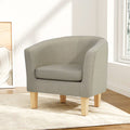 Artiss Abby Tub Armchair Beige