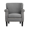 Artiss Armchair Accent Chair Retro Linen Grey Single Sofa