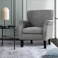 Artiss Armchair Accent Chair Retro Linen Grey Single Sofa