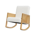 Artiss Rocking Chair Armchair Boucle White 80cm