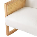 Artiss Rocking Chair Armchair Boucle White 80cm