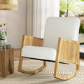 Artiss Rocking Chair Armchair Boucle White 80cm