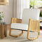 Artiss Rocking Chair Armchair Boucle White 80cm