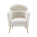 Artiss Armchair Boucle Fabric White