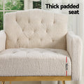 Artiss Boucle Armchair Beige Nicole
