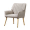 Artiss Fabric Armchair Beige