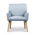 Artiss Armchair Fabric Blue Grey 2 Seater