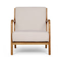 Artiss Armchair Faux Fabric Beige 2 Pack