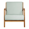 Artiss Armchair Fabric Grey Olive