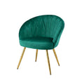 Artiss Velvet Armchair Green Eloise