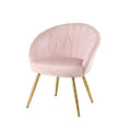 Artiss Velvet Armchair Pink Eloise