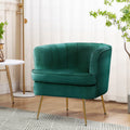 Artiss Velvet Armchair Green Norvia