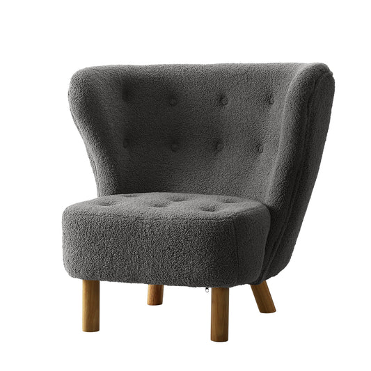 Artiss Charcoal Armchair Lounge Accent Chair Sofa Couch