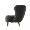 Artiss Charcoal Armchair Lounge Accent Chair Sofa Couch
