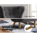 Artiss Charcoal Armchair Lounge Accent Chair Sofa Couch