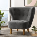 Artiss Charcoal Armchair Lounge Accent Chair Sofa Couch