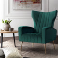 Artiss Kate Green Velvet Armchair
