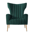 Artiss Kate Green Velvet Armchair