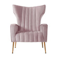 Artiss Kate Armchair Pink Velvet