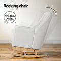 Artiss Rocking Chair Armchair Linen Beige