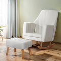 Artiss Rocking Chair Armchair Linen Beige