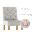 Artiss 2x Bar Stools Linen Upholstered Chairs Kitchen
