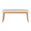 Artiss Dining Bench 106cm Upholstered Wooden Seat Chair
