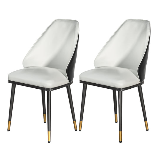 Artiss Dining Chairs Set of 2 Leather Beige Black