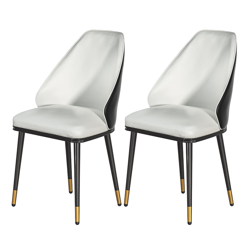 Artiss Dining Chairs Set of 2 Leather Beige Black