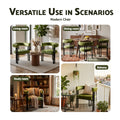 Artiss Dining Chairs Set of 2 Velvet Upholstered Barrel Chairs with Curved Armrests & Back Green