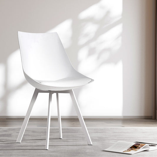 Artiss Dining Chairs Set of 2 PU Leather White Metal