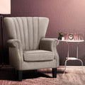 Artiss Wingback Armchair Beige Andrew