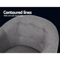Artiss Grey Armchair Tub Chair