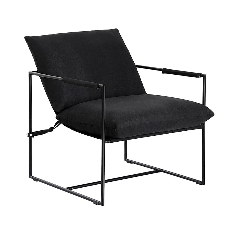 Artiss Sling Armchair Lounge Chair Black