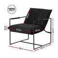 Artiss Sling Armchair Lounge Chair Black