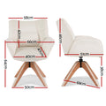 Artiss Swivel Armchair Nursing Chair Velvet White