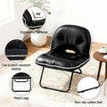Artiss Foldable 2-In-1 Armchair Lounge Chair Portable Black