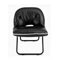 Artiss Foldable 2-In-1 Armchair Lounge Chair Portable Black