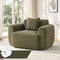 Artiss Compressed Armchair Sofa with Cushion Corduroy No Assembly Green