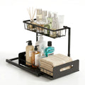 Artiss Under Sink Organizer L-Shape 1 Drawer Kitchen Cabinet Storage