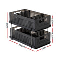 Artiss Under Sink Organizer 2 Tier Pull Out Drawer Baskets