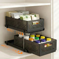 Artiss Under Sink Organizer 2 Tier Pull Out Drawer Baskets