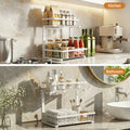 Artiss Under Sink Organizer 2 Drawers 5 Shelf Bathroom Kitchen Cabinet