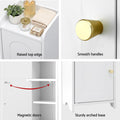 Artiss Bathroom Storage Cabinet 2-Tier Slim White Toilet Organiser