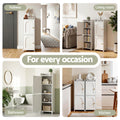 Artiss Bathroom Storage Cabinet 2-Tier Slim White Toilet Organiser