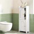 Artiss Bathroom Storage Cabinet 2-Tier Slim White Toilet Organiser