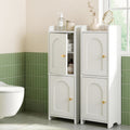 Artiss Bathroom Cabinet 2-Tier Slim Toilet Storage Organiser White
