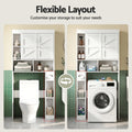 Artiss Over Toilet Storage Cabinet Bathroom Organiser Shelf Laundry