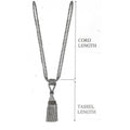 Multi Coloured Double Tassel Curtain Tieback